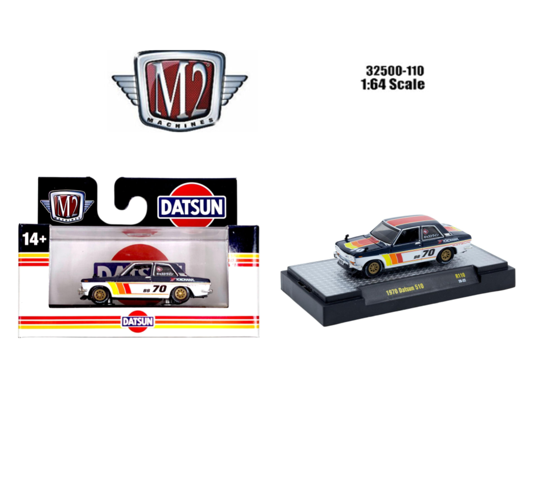 1970 Datsun 510 – M2 Machines 1:64 Auto-Thentics Release 110 – 32500-110-C