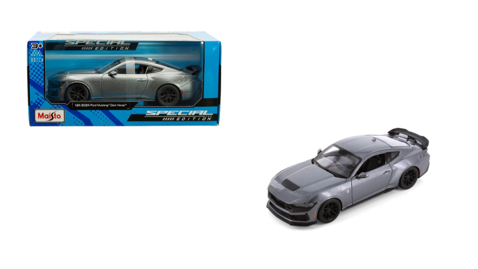 Maisto 1:24 2024 Ford Mustang Dark Horse – Grey Metallic – Special Edition – 32925GRY