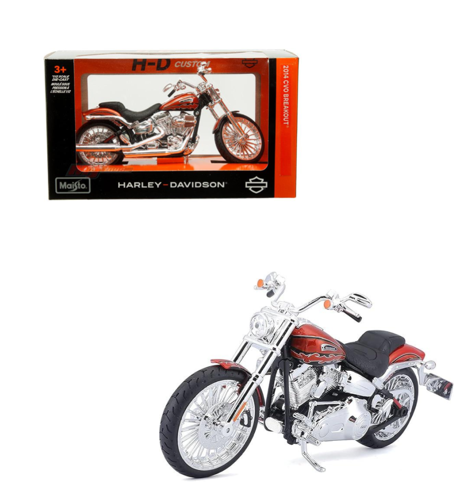 Maisto 1:12 2014 Harley-Davidson CVO Breakout – H-D Custom – 32327-maisto