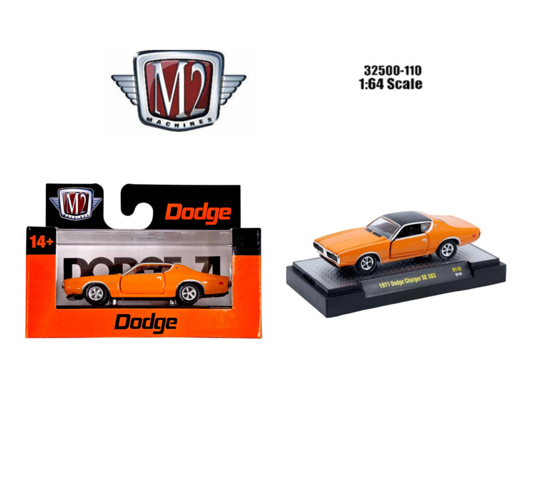 1971 Dodge Charger SE 383 – M2 Machines 1:64 Auto-Thentics Release 110 – 32500-110-D