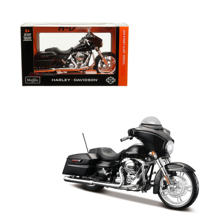 Maisto 1:12 2015 Harley-Davidson Street Glide Special – Black – 32328-maisto