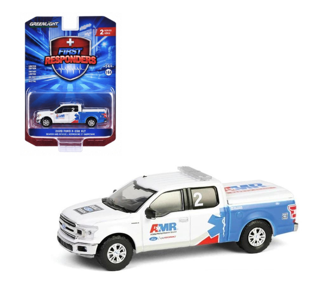 GreenLight 1:64 First Responders Série 2 – AMR Safety Team – Ford F-150 XLT 2020 – GL67060-F