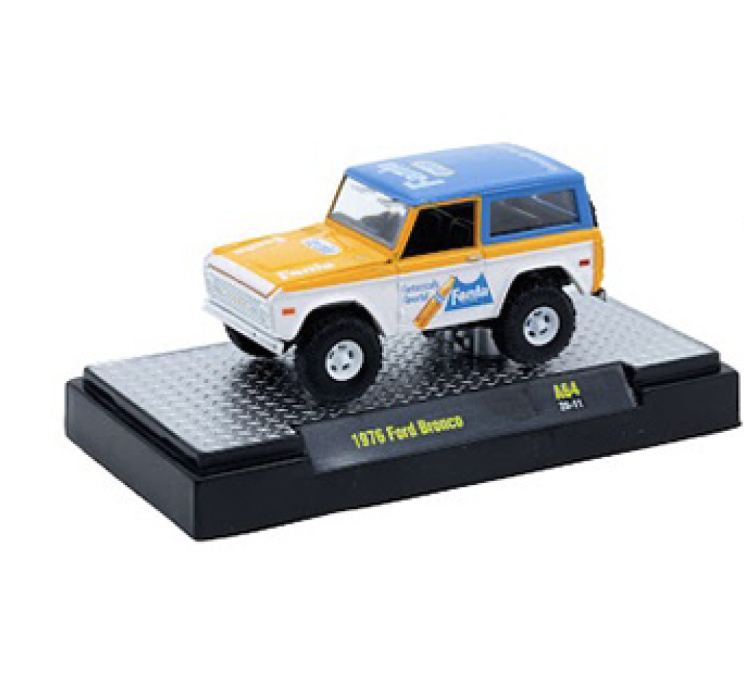 1976 Ford Bronco – M2 Machines 1:64 Coca-Cola Release A64 – 52500-A64-C