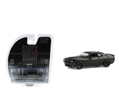 GreenLight 1:64 2016 Dodge Challenger R/T HEMI Black – Black Bandit Series 30 – GL28170-A