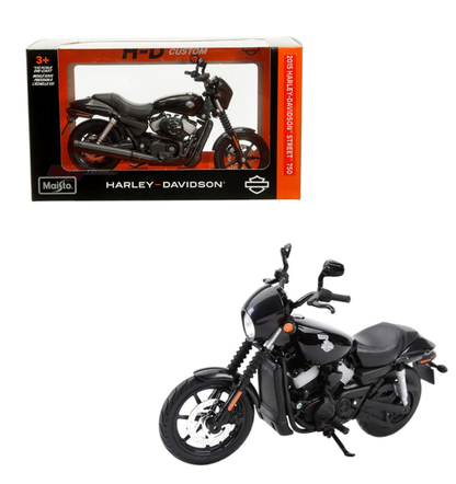 Maisto 1:12 2015 Harley-Davidson Street 750 – Noir – 32333BK-maisto