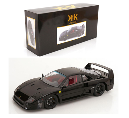 KK Scale 1:12 Ferrari F40 Lightweight 1990 Noir KKDC120254