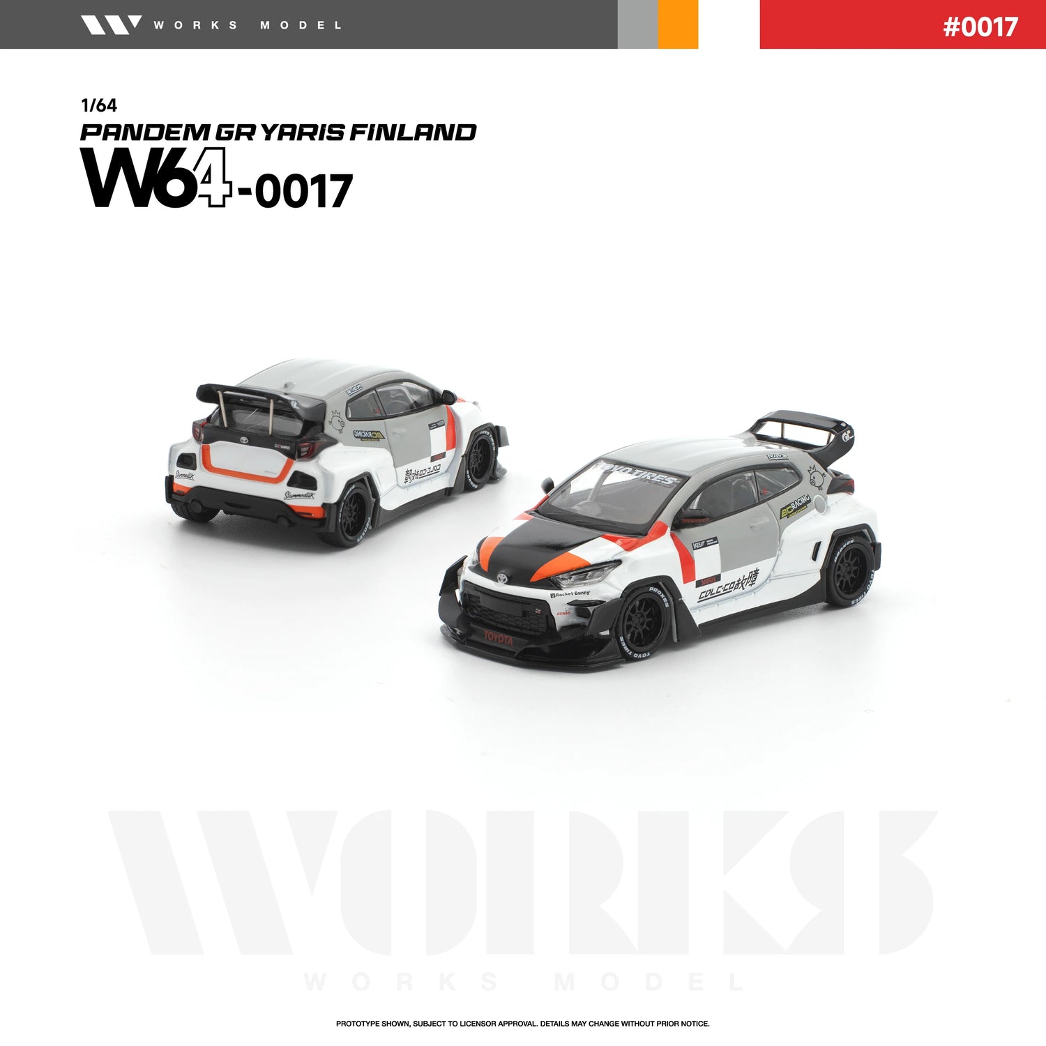 (PRE-ORDER 2026) WORKS 1:64 PANDEM GR Yaris Finlande W640017