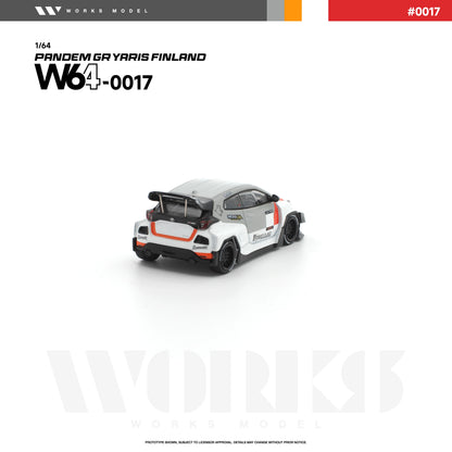 (PRE-ORDER 2026) WORKS 1:64 PANDEM GR Yaris Finlande W640017