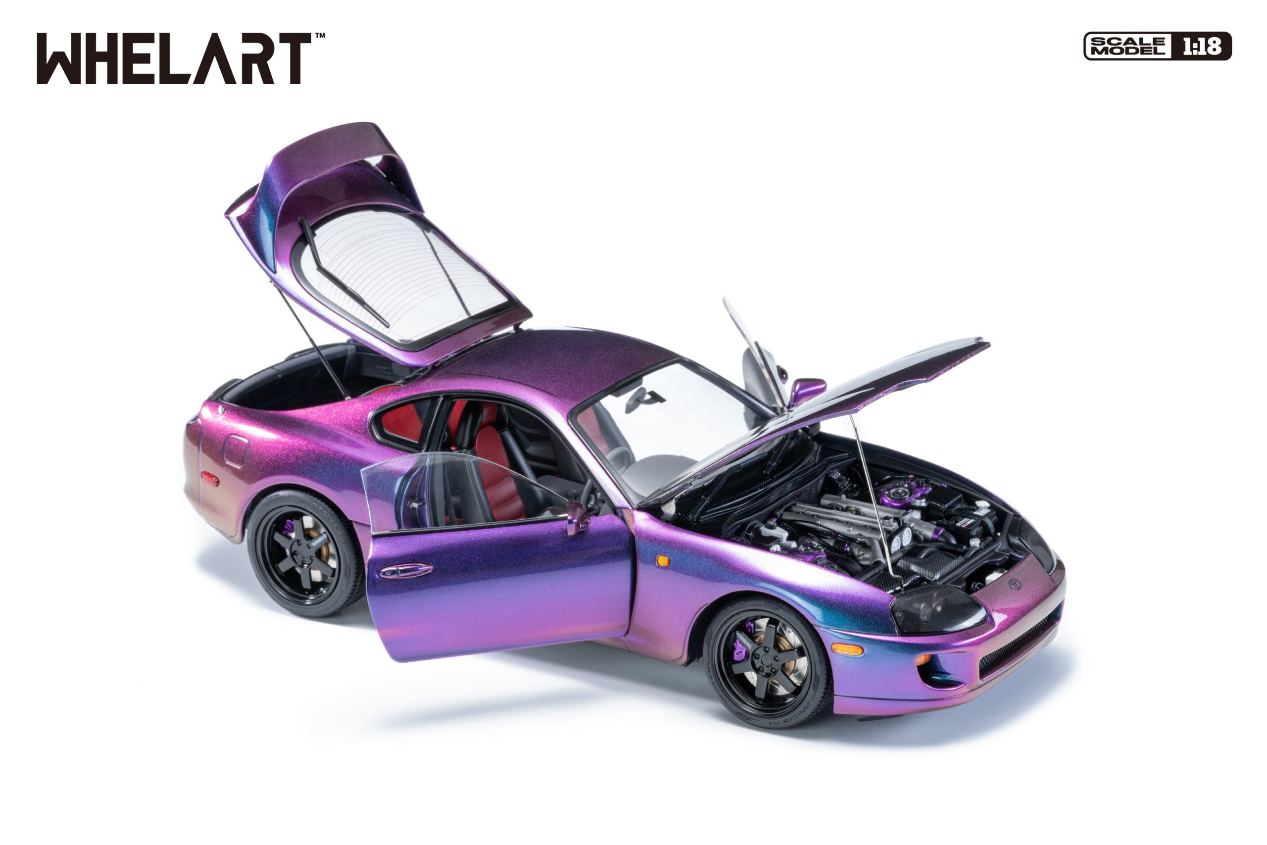 WHELART-TOYOTA SUPRA A80 – midnight purple LHD – Nice Car
