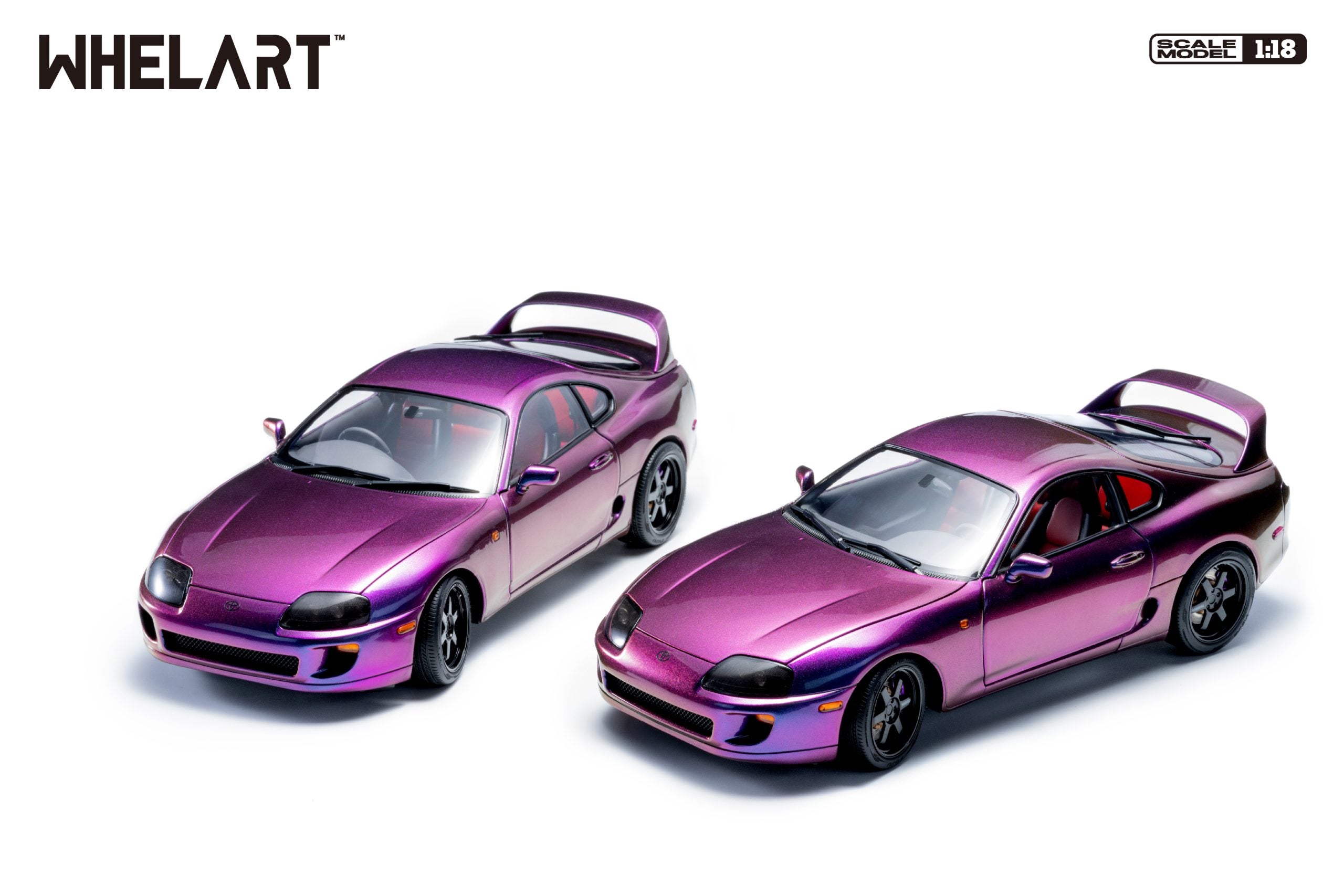 【新品】WhelArt 1:18 Toyota Supra A80 Purple WHELART-TOYOTA SUPRA A80 – midnight purple LHD – Nice Car