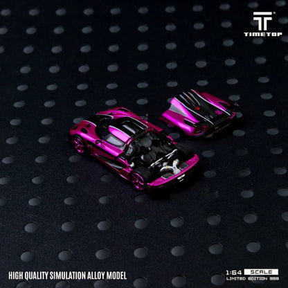 TimeTop 1/64-Time Top 1:64 Koenigsegg One1 - Pearl Rose Red TT644815