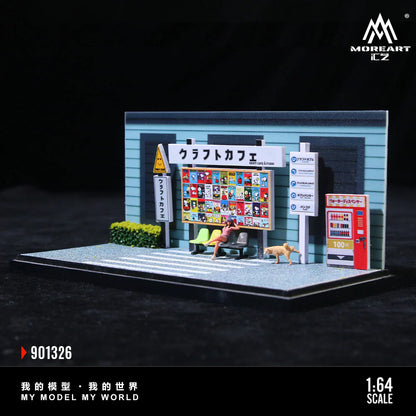 MoreArt Daily Life in Front of a Cafe Scene 1:64 MO901326