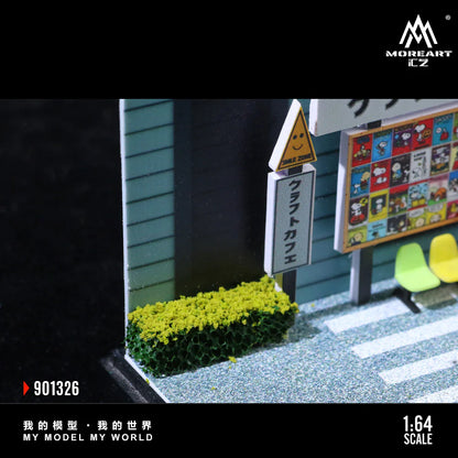 MoreArt Daily Life in Front of a Cafe Scene 1:64 MO901326