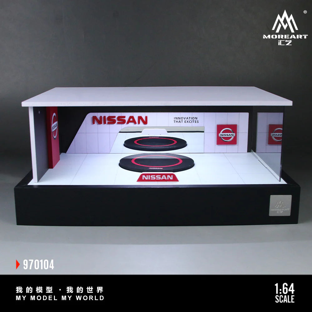MoreArt Nissan Rotating Exhibition Hall 1:64 MO970104