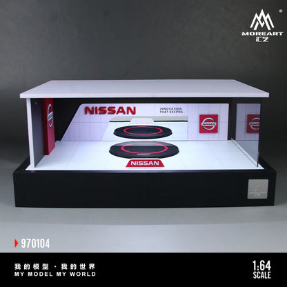 MoreArt Nissan Rotating Exhibition Hall 1:64 MO970104