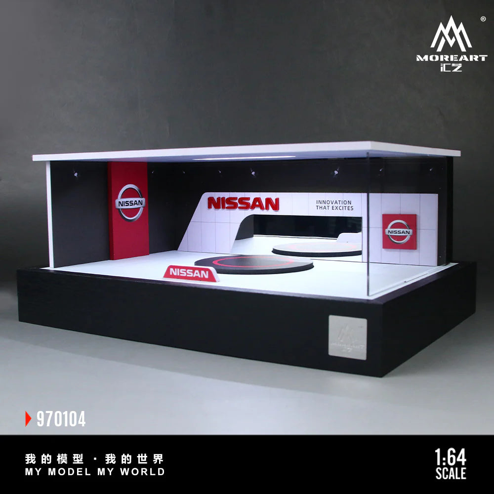 MoreArt Nissan Rotating Exhibition Hall 1:64 MO970104