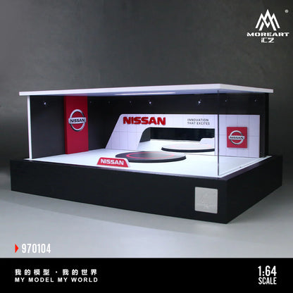 MoreArt Nissan Rotating Exhibition Hall 1:64 MO970104