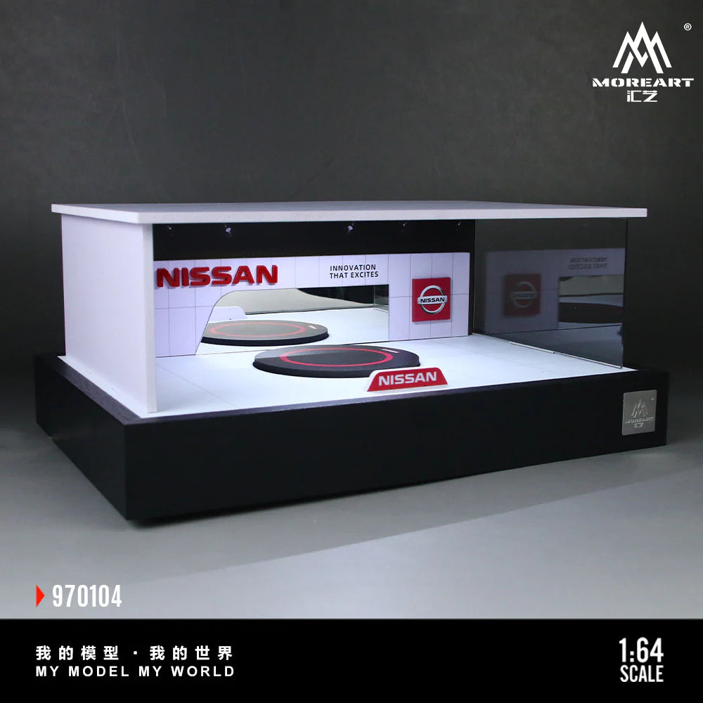 MoreArt Nissan Rotating Exhibition Hall 1:64 MO970104
