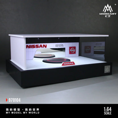 MoreArt Nissan Rotating Exhibition Hall 1:64 MO970104