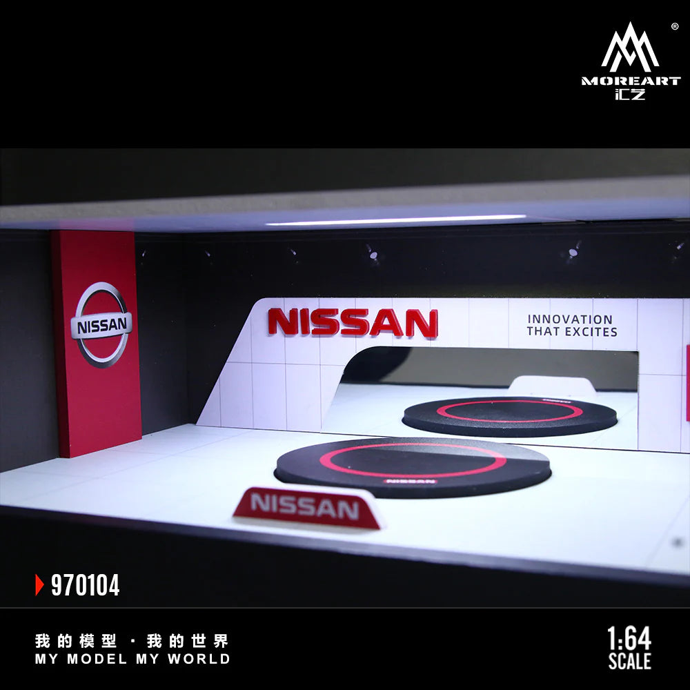 MoreArt Nissan Rotating Exhibition Hall 1:64 MO970104