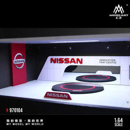 MoreArt Nissan Rotating Exhibition Hall 1:64 MO970104