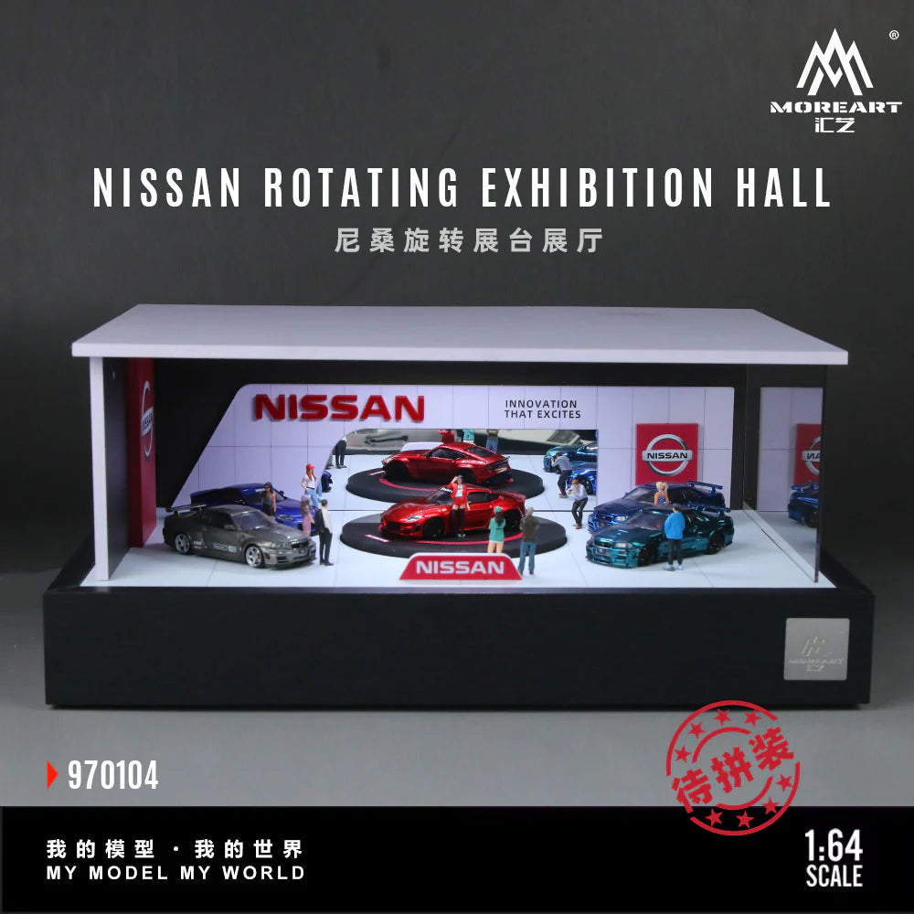MoreArt Nissan Rotating Exhibition Hall 1:64 MO970104