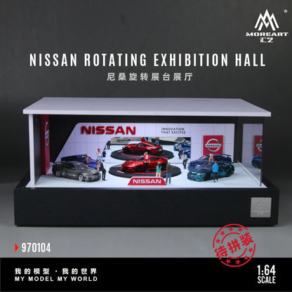 MoreArt Nissan Rotating Exhibition Hall 1:64 MO970104