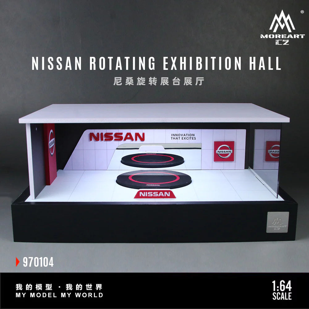 MoreArt Nissan Rotating Exhibition Hall 1:64 MO970104