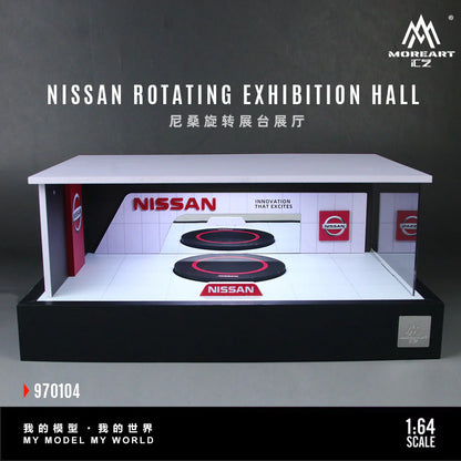 MoreArt Nissan Rotating Exhibition Hall 1:64 MO970104