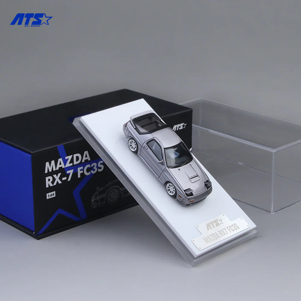 ATS MODELS 1/64- Mazda RX7-FC3S, Silver - ATS880203