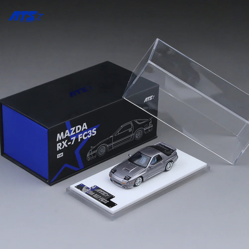 ATS MODELS 1/64- Mazda RX7-FC3S, Silver - ATS880203