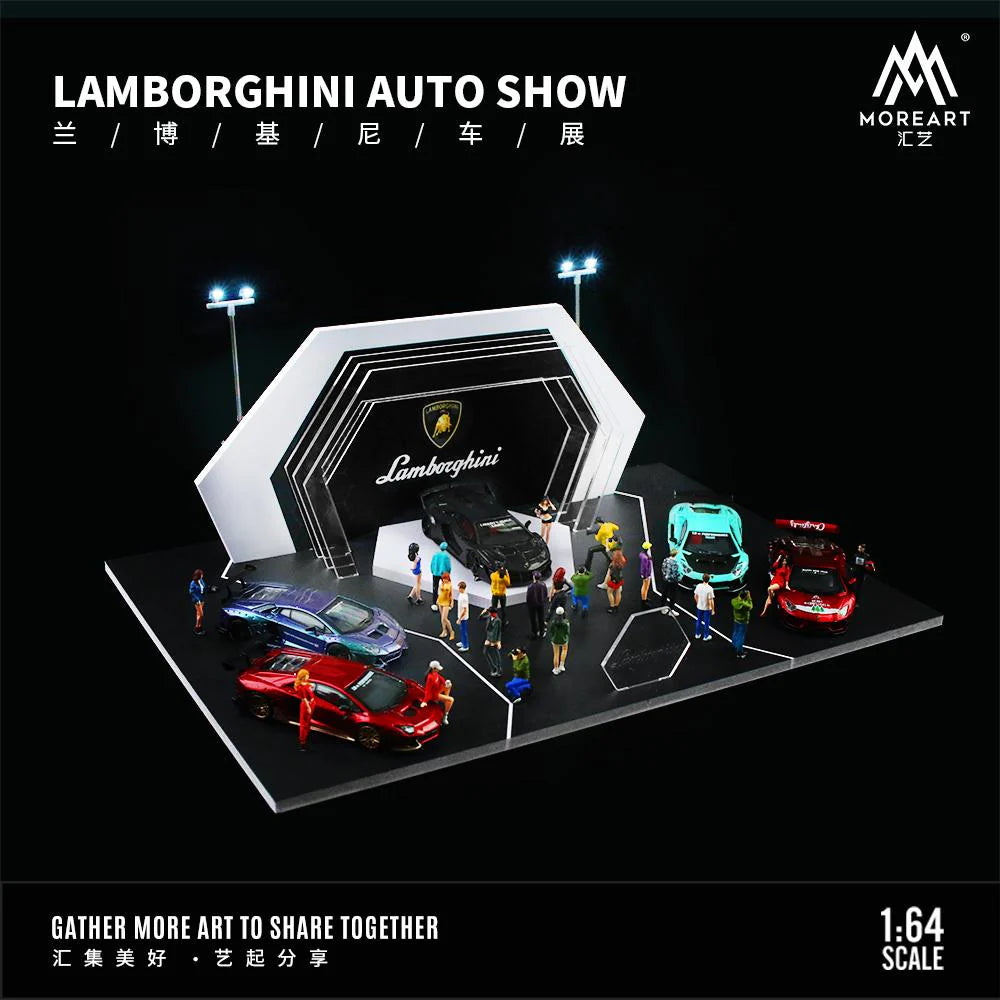 MoreArt 1:64 Stand d’exposition Lamborghini Auto Show – MO925202