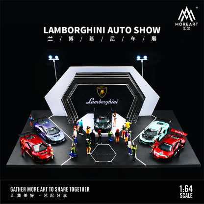 MoreArt 1:64 Stand d’exposition Lamborghini Auto Show – MO925202