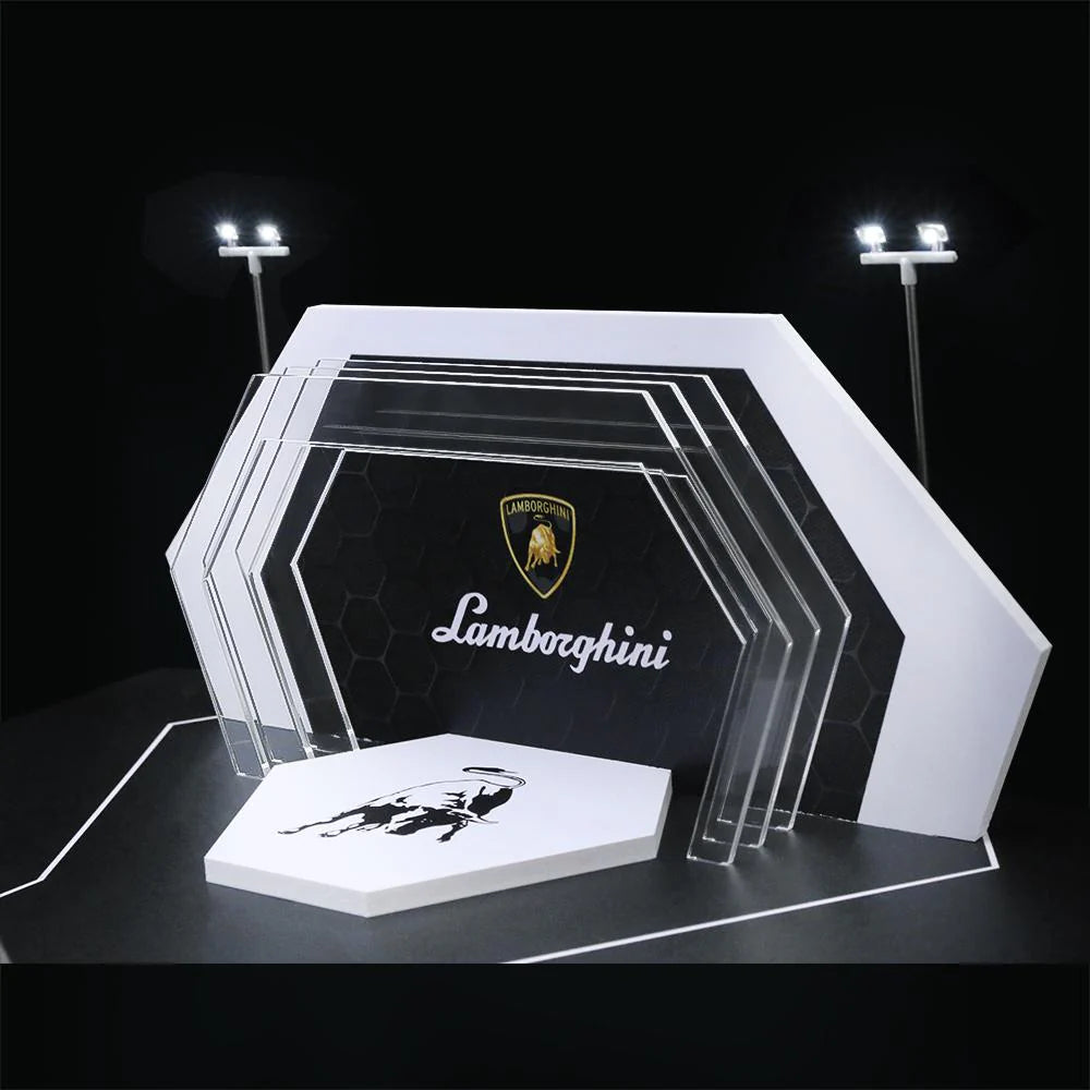 MoreArt 1:64 Stand d’exposition Lamborghini Auto Show – MO925202