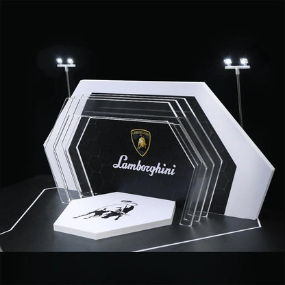 MoreArt 1:64 Stand d’exposition Lamborghini Auto Show – MO925202