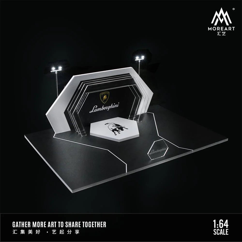 MoreArt 1:64 Stand d’exposition Lamborghini Auto Show – MO925202
