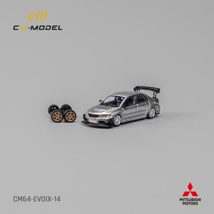(PRE-ORDER 2025) Mitsubishi Lancer Evolution Voltex EVO IX-(Silver)
