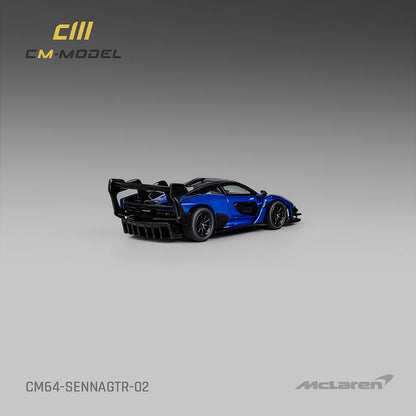 CM MODEL-McLaren Senna GTR- (Metallic Blue) CM64-SENNAGTR-02
