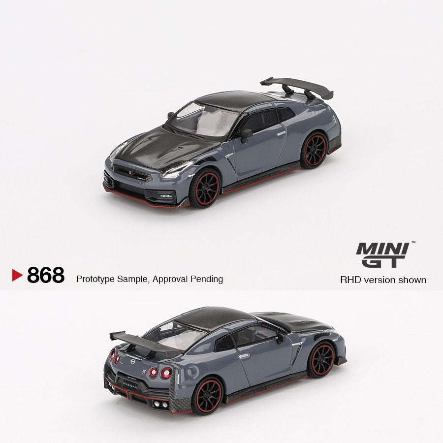 MINI GT-Nissan GT-R Nismo 2024 NISMO Stealth Gray MGT00868-L