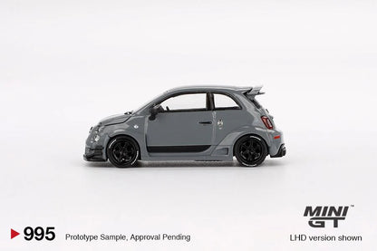 MINI GT - Abarth 595 LB-WORKS x Abas Works Grey - MGT00995