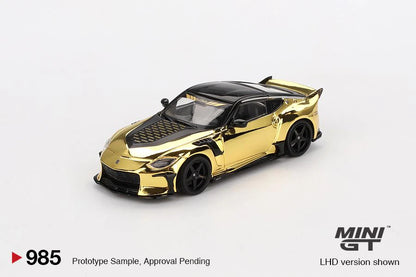 MINI GT- Nissan Z VeilSide FFZ400 Gold Chrome - MGT00985
