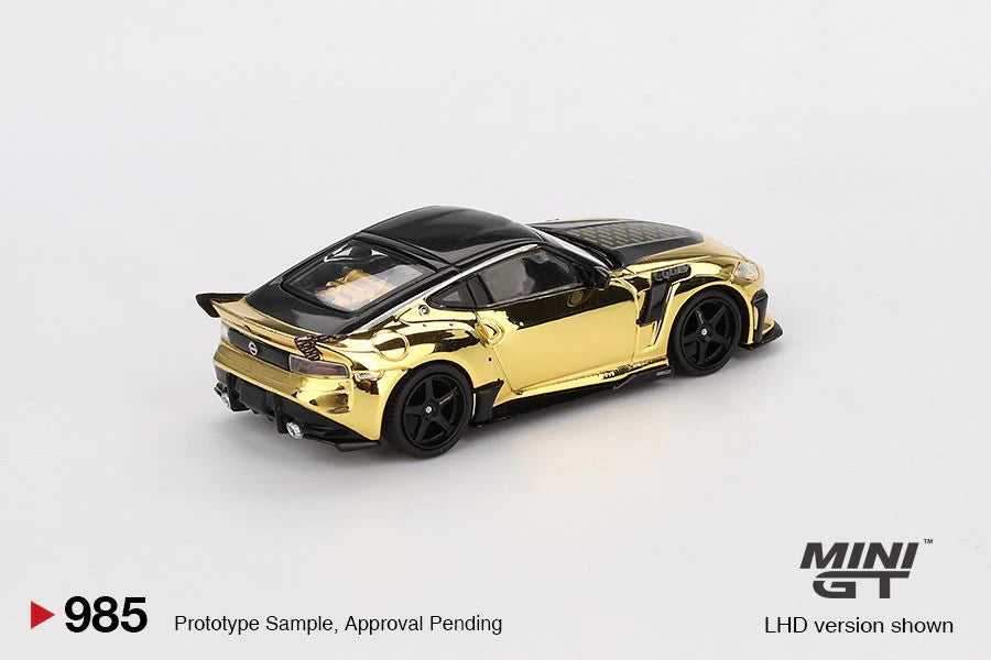 MINI GT- Nissan Z VeilSide FFZ400 Gold Chrome - MGT00985