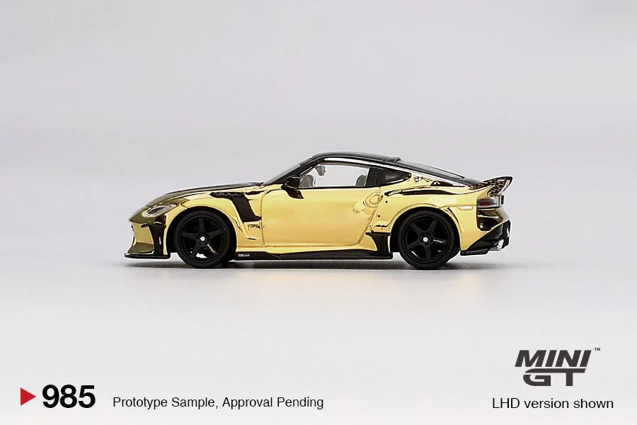 MINI GT- Nissan Z VeilSide FFZ400 Gold Chrome - MGT00985