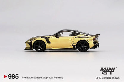 MINI GT- Nissan Z VeilSide FFZ400 Gold Chrome - MGT00985