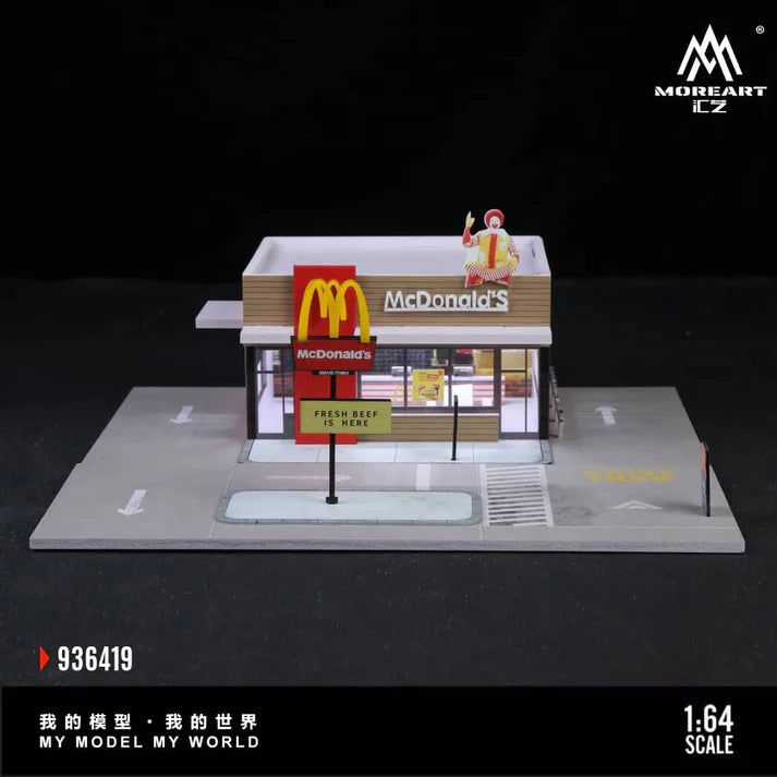 MoreArt Diorama 1:64-McDonald`s Theme (MO936419......RS1)
