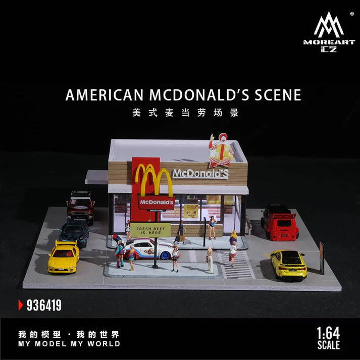 MoreArt Diorama 1:64-McDonald`s Theme (MO936419......RS1)