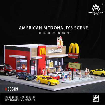 MoreArt Diorama 1:64-McDonald`s Theme (MO936419......RS1)