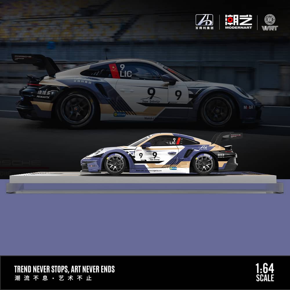 ModernArt 1:64- Porsche 911 GT3 Cup (992) Team BetterLife 