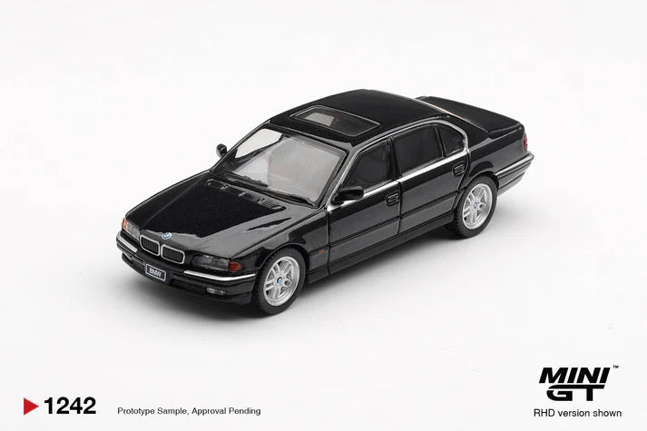 (PRE-ORDER 2026) Mini GT 1:64 BMW 750iL Black Sapphire – Limited Edition (MGT01242-BL)
