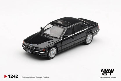 (PRE-ORDER 2026) Mini GT 1:64 BMW 750iL Black Sapphire – Limited Edition (MGT01242-BL)